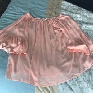Pink Flowy Shirt